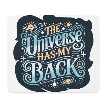 The Universe - Mouse Pad (horizontal) - white - Front