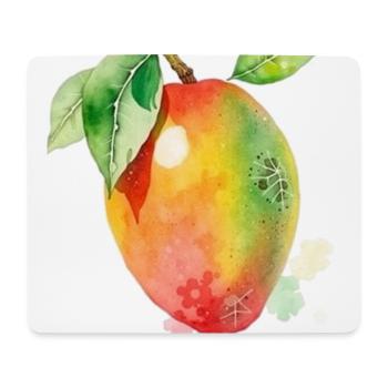 Mango - Mousepad (Querformat) - Weiß - Vorne