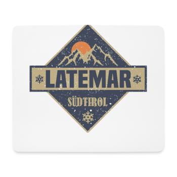 Retardataire - Tapis de souris (format paysage) - blanc - Devant