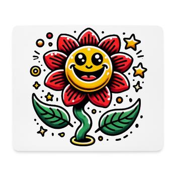 Embrace the Wild Beauty Flower - Mouse Pad (horizontal) - white - Front
