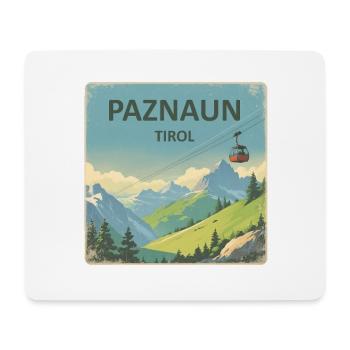 Paznaun - Mousepad (Querformat) - Weiß - Vorne