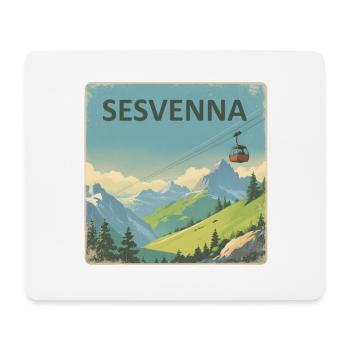 Sesvenna - Mouse Pad (horizontal) - white - Front