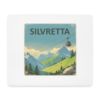 Silvretta - Mouse Pad (horizontal) - white - Front