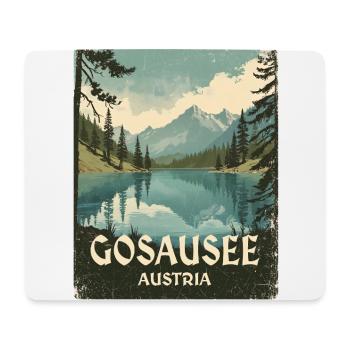 Gosausee - Mousepad (Querformat) - Weiß - Vorne