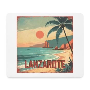 Lanzarote - Mousepad (Querformat) - Weiß - Vorne