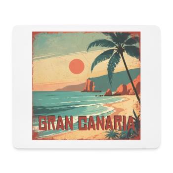 Gran Canaria - Mouse Pad (horizontal) - white - Front