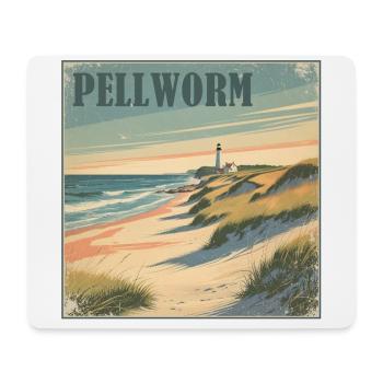 Pellworm Nordsee Strand - Mousepad (Querformat) - Weiß - Vorne