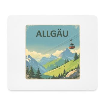 Allgäu Allgäu - Mousepad (Querformat) - Weiß - Vorne