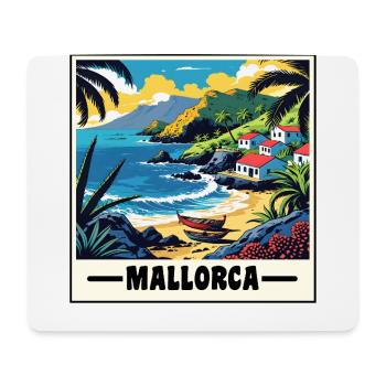 Mallorca - Mousepad (Querformat) - Weiß - Vorne