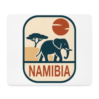 Namibia Elefant Afrika - Mousepad (Querformat) - Weiß - Vorne