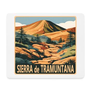 Sierra de Tramuntana - Mouse Pad (horizontal) - white - Front