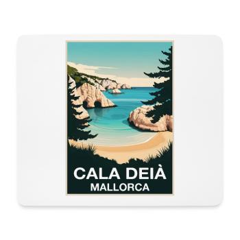 Cala Deia Mallorca - Tapis de souris (format paysage) - blanc - Devant
