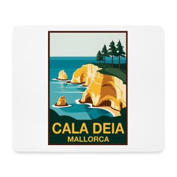 Cala Deia Mallorca - Tapis de souris (format paysage) - blanc - Devant