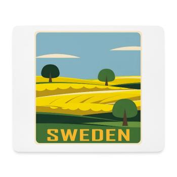 Schweden - Mousepad (Querformat) - Weiß - Vorne