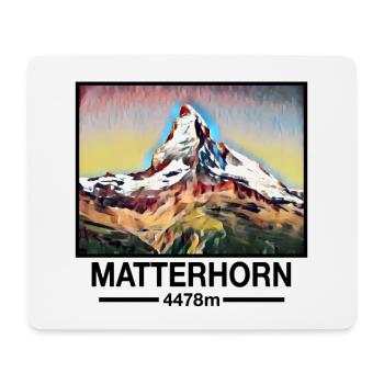 Matterhorn - Mouse Pad (horizontal) - white - Front