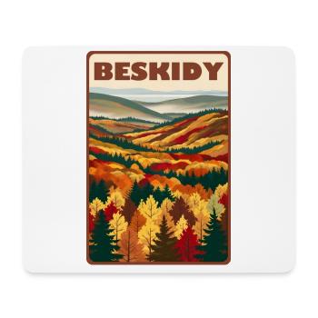 Beskydy Mountains Poland - Mouse Pad (horizontal) - white - Front