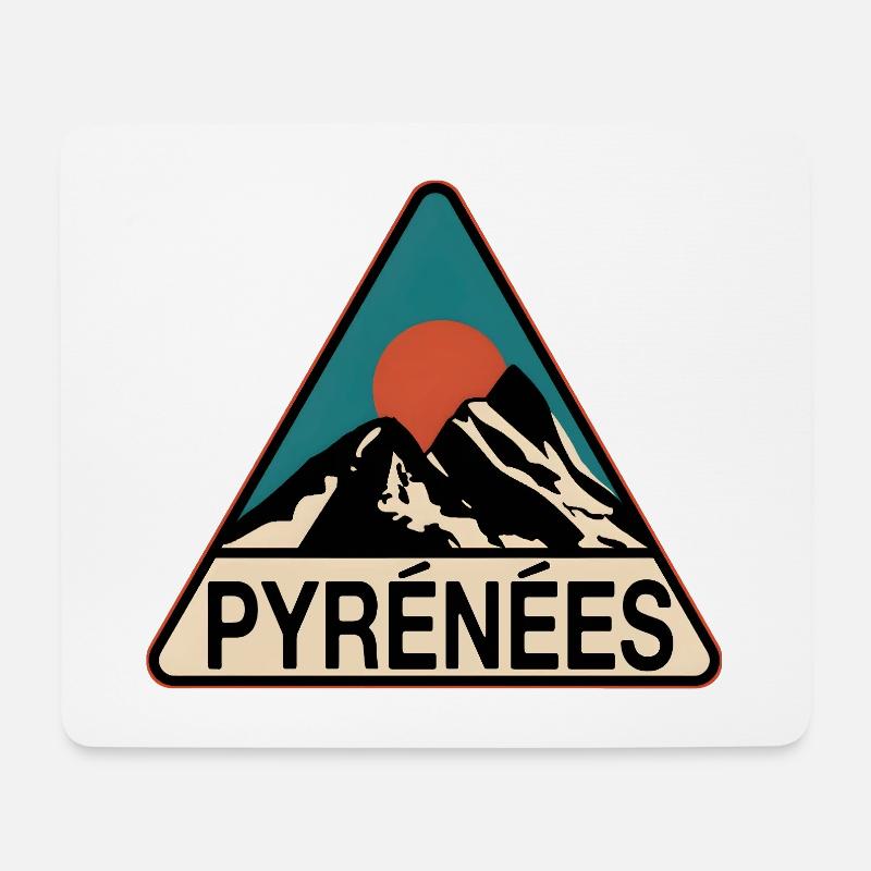 Pyrenaeen Pyrenees - Mouse Pad (horizontal) - white