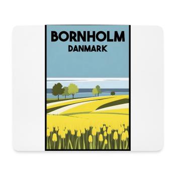 Bornholm Denmark Landscape Wheat Field Sea - Mouse Pad (horizontal) - white - Front
