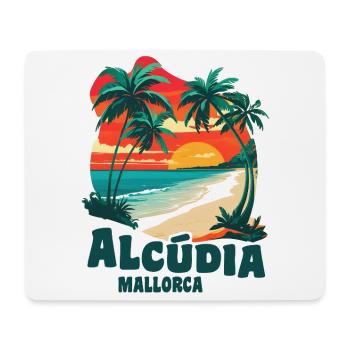 Alcudia Mallorca - Mousepad (Querformat) - Weiß - Vorne