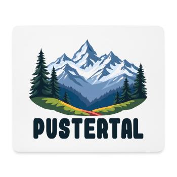 Val Pusteria - Tapis de souris (format paysage) - blanc - Devant