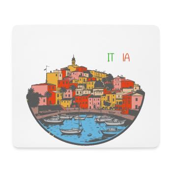 Amalfi Küste Italien - Mousepad (Querformat) - Weiß - Vorne