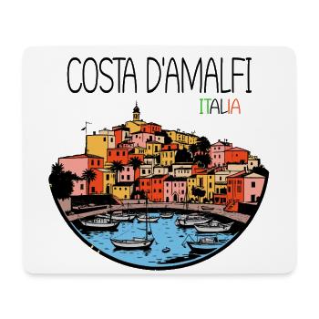 Amalfi Küste Italien - Mousepad (Querformat) - Weiß - Vorne
