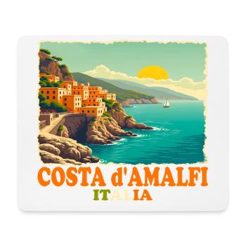 Amalfi Küste Italien - Mousepad (Querformat) - Weiß - Vorne