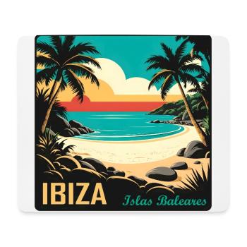Ibiza Balearen - Mousepad (Querformat) - Weiß - Vorne