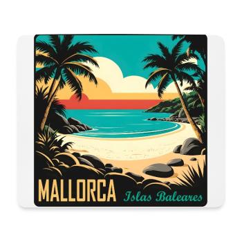 Mallorca Balearen - Mousepad (Querformat) - Weiß - Vorne