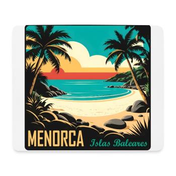 Menorca Balearen - Mousepad (Querformat) - Weiß - Vorne