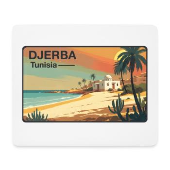 Djerba Tunesien - Mousepad (Querformat) - Weiß - Vorne