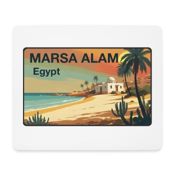 Marsa Alam - Tapis de souris (format paysage) - blanc - Devant