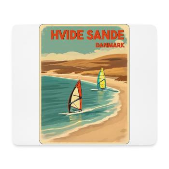 Hvide Sande alternativ Dänemark - Mousepad (Querformat) - Weiß - Vorne