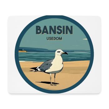 Bansin Moewe - Mouse Pad (horizontal) - white - Front