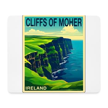 cliffs of moher Ireland - Mouse Pad (horizontal) - white - Front