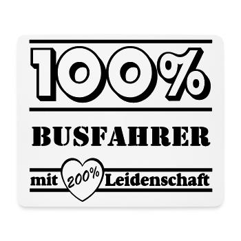 Busfahrer Bus Omnibus Kraftfahrer Schulbus (25) - Mousepad (Querformat) - Weiß - Vorne