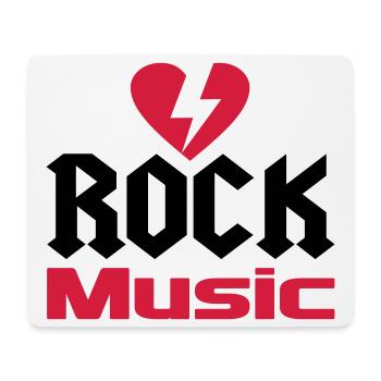 musik - Mousepad (Querformat) - Weiß - Vorne