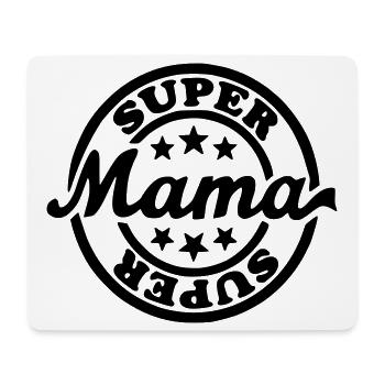 Super maman, maman, fête des mères, cadeau pour le lundi* - Tapis de souris (format paysage) - blanc - Devant