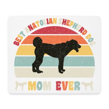 Best Anatolian Shepherd Dog mom ever dog lovers - Mousepad (Querformat) - Weiß - Vorne