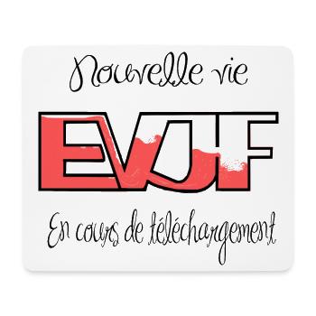 EVJF - Tapis de souris (format paysage) - blanc - Devant