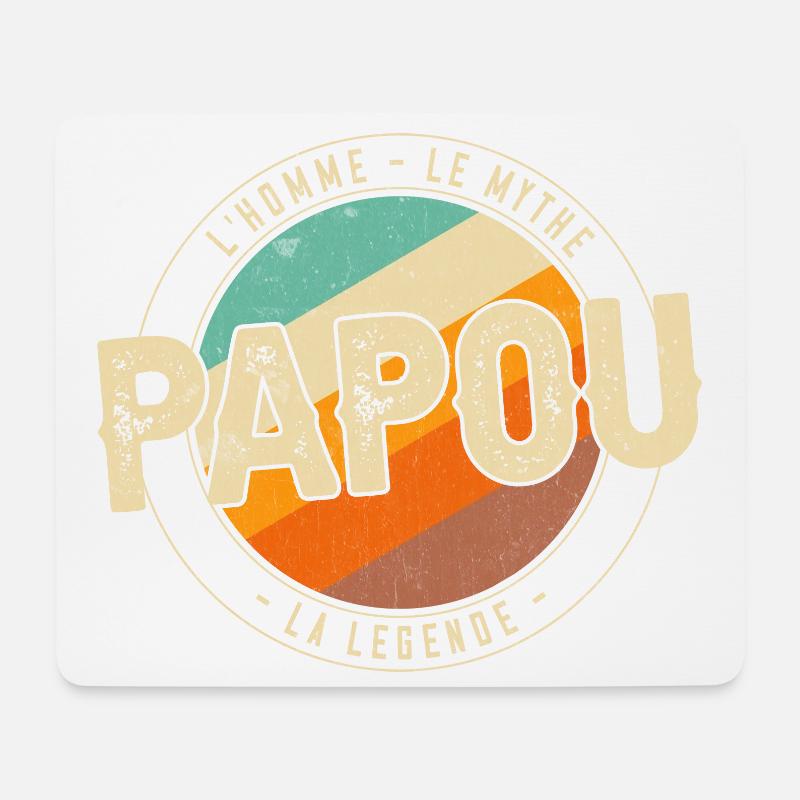 Papua die Legende - Mousepad (Querformat) - Weiß