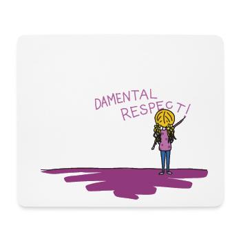 International Women's Day - Woman Power, Girlpower - Mouse Pad (horizontal) - white - Front