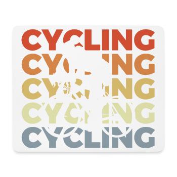 Cycling - Mouse Pad (horizontal) - white - Front