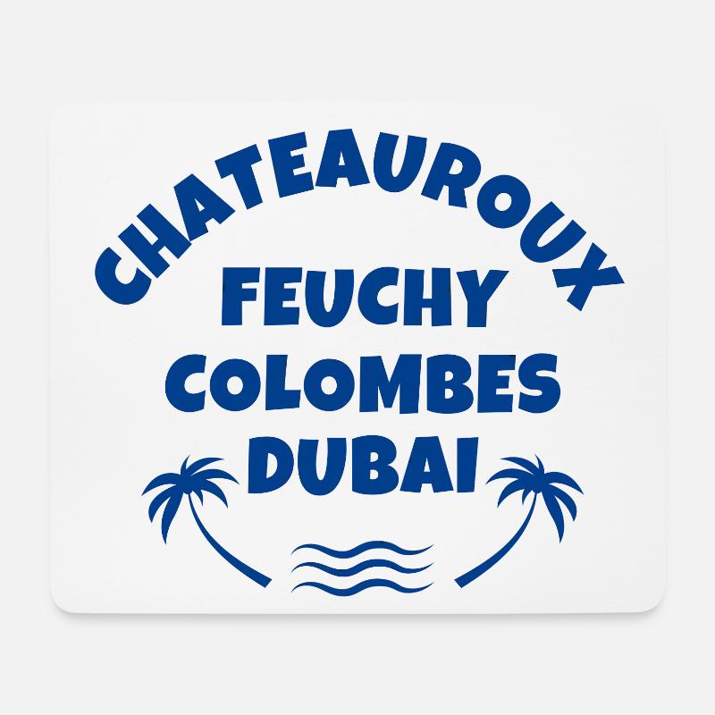Feuchy, pétrole, Châteauroux - Tapis de souris (format paysage) - blanc
