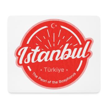 Istanbul - Tapis de souris (format paysage) - blanc - Devant