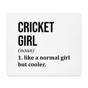 Cricket - Mouse Pad (horizontal) - white - Front