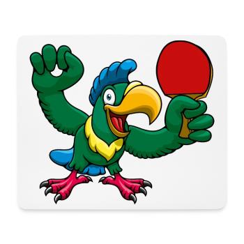 Ping Pong Champion Design Tennis de table et - Tapis de souris (format paysage) - blanc - Devant