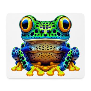 Grenouille - Tapis de souris (format paysage) - blanc - Devant