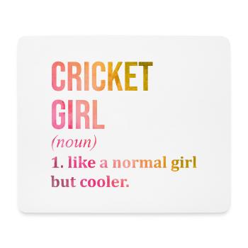 Cricket - Mouse Pad (horizontal) - white - Front