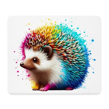 Hedgehog - Mouse Pad (horizontal) - white - Front
